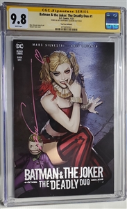 Batman/The Joker: The Deadly Duo #1 TCS Sejic Variant 9.8 CGC Signature Series with Valentine's Day Heart Remarque (ONLY 8 AVAILABLE)