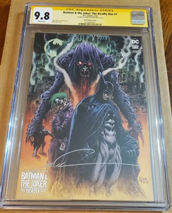 Batman/The Joker: The Deadly Duo #1 Kyle Hotz signed by Marc Silvestri CGC Signature Series 9.8