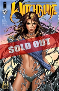 WITCHBLADE #1, 25TH ANNIVERSARY EDITION, TOP COW STORE/KRS VARIANT